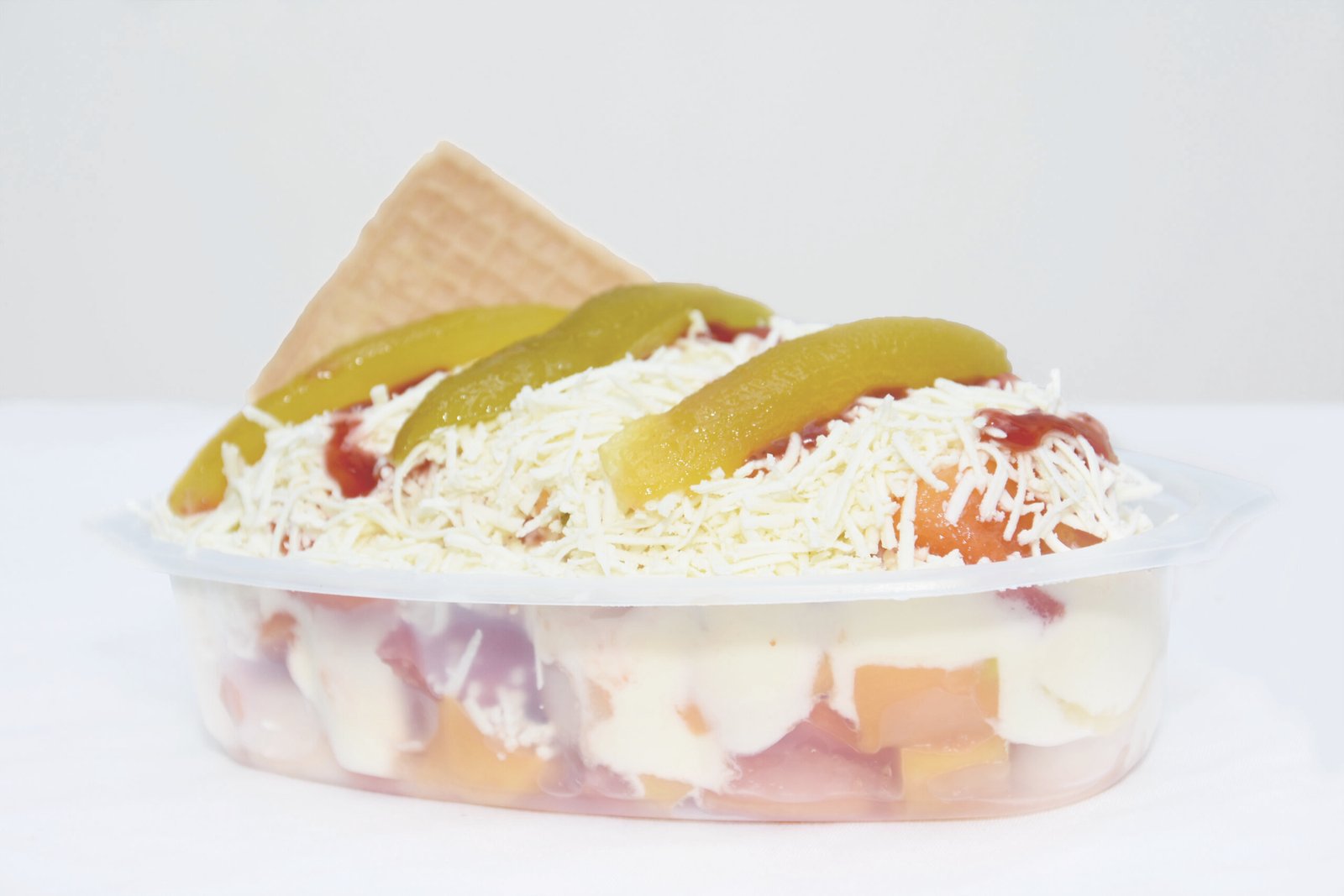 Ensalada mixta con papayuela