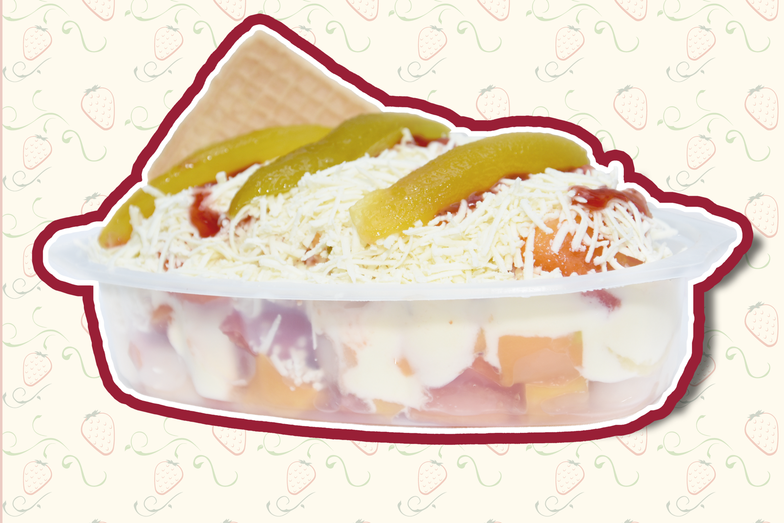 Ensalada mixta con papayuela